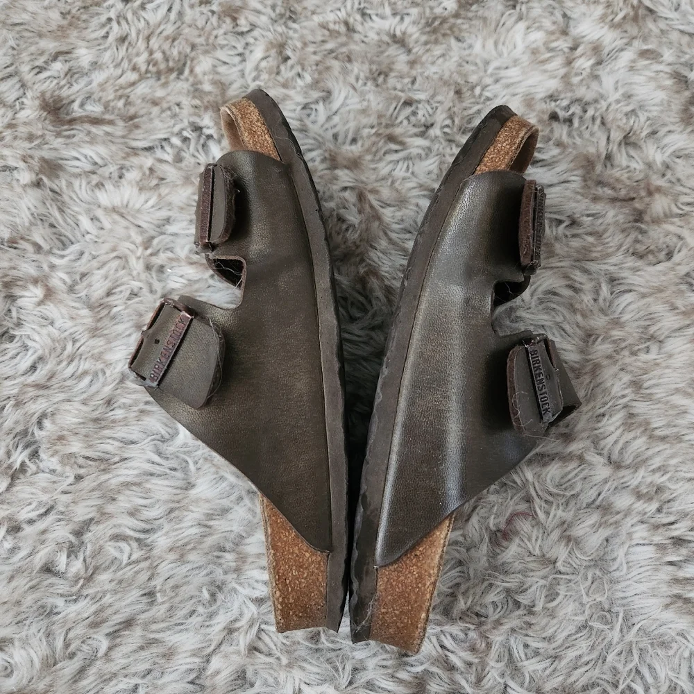 Birkenstock Arizona Oiled Leather Habana Brown Sandals EU 39‎ US 8